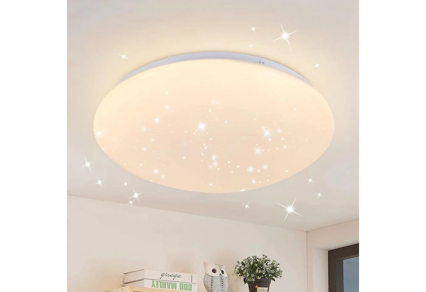 ZMH LED Deckenleuchte Sternenhimmel Warmweiß 3000K 18W - Bild 2