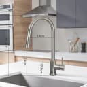 ZMH Küchenarmatur Schwarz/Nickel Edelstahl 360° Drehbar Ausziehbar 2 Strahlarten Bild 5