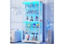 BROTTAR Vitrine aus Glas weiß mit LED-Beleuchtung Bild 2