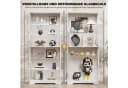 BROTTAR Vitrine aus Glas weiß mit LED-Beleuchtung Bild 5