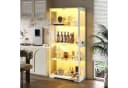 BROTTAR Glasvitrine mit LED und Sensorsystem, weiß Bild 1