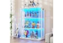 BROTTAR Glasvitrine Rund 4 Ebenen LED mit Sensor weiß Bild 2