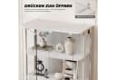 BROTTAR Glasvitrine Rund 4 Ebenen LED mit Sensor weiß Bild 5