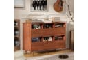 BROTTAR Sideboard Plattenspielerschrank Braun Mid-Century Design Bild 1