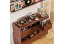 BROTTAR Sideboard Plattenspielerschrank Braun Mid-Century Design Bild 3