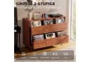 BROTTAR Sideboard Plattenspielerschrank Braun Mid-Century Design Bild 5