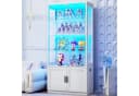 BROTTAR Glasvitrine 4 Ebenen mit LED-Beleuchtung und Bewegungssensor Bild 2