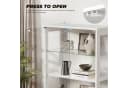 BROTTAR Glasvitrine 4 Ebenen mit LED-Beleuchtung und Bewegungssensor Bild 3