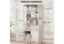 BROTTAR Glasvitrine 4 Ebenen mit LED-Beleuchtung und Bewegungssensor Bild 4