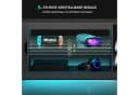 Bestier TV-Schrank Lowboard mit RGB-LED Leuchten Schwarze Kohlefaser Bild 3