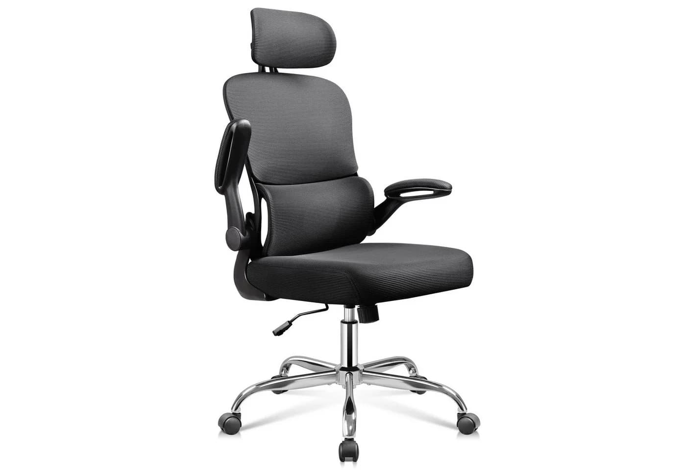 DEVAISE Bürostuhl Ergonomisch mit 3D-Kopfstütze und Mesh-Rücken - Bild 2