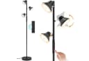 Novostella LED Stehlampe 36W 3 Köpfe 1,75m Schwarz Bild 2