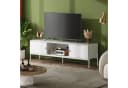 WLIVE TV-Schrank Industrie-Design Holzoptik Schwarz Bild 1