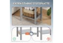 WLIVE Beistelltisch 2er-Set Eiche-Dekor Schublade Ablage Bild 3