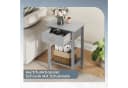 WLIVE Beistelltisch 2er-Set Eiche-Dekor Schublade Ablage Bild 5