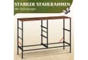 WLIVE Kommode mit 5 Stoffschubladen, Stabiler Stahlrahmen, Braun Bild 4