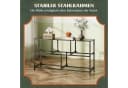 WLIVE Kommode Stauraumschrank 5 Stoffschubladen Stahlrahmen Holzplatte Bild 4