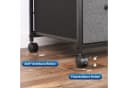DEVAISE Rollcontainer mit 3 Schubladen & 2 Ablagen, Mobiler Aktenschrank (Druckertisch für DIN A4/Legal/Letter, Breit 75cm) Schubladenschrank auf Rollen für Büro & Home Office Bild 5