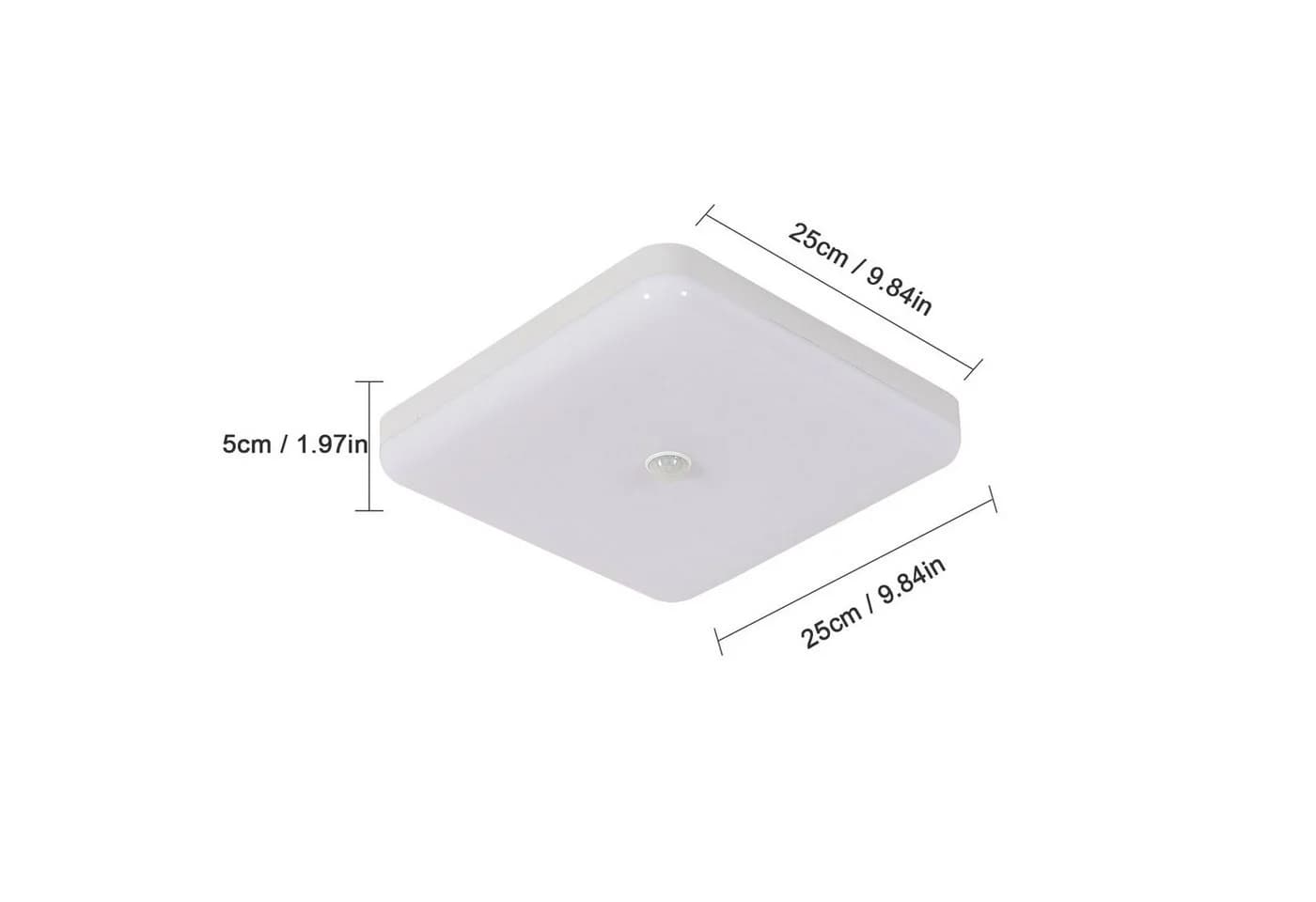 Riserva LED Deckenleuchte 36W mit Bewegungsmelder Weiß - Bild 4