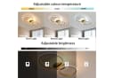 Riserva LED Deckenleuchte Ringe Gold Dimmbar Fernbedienung Bild 5