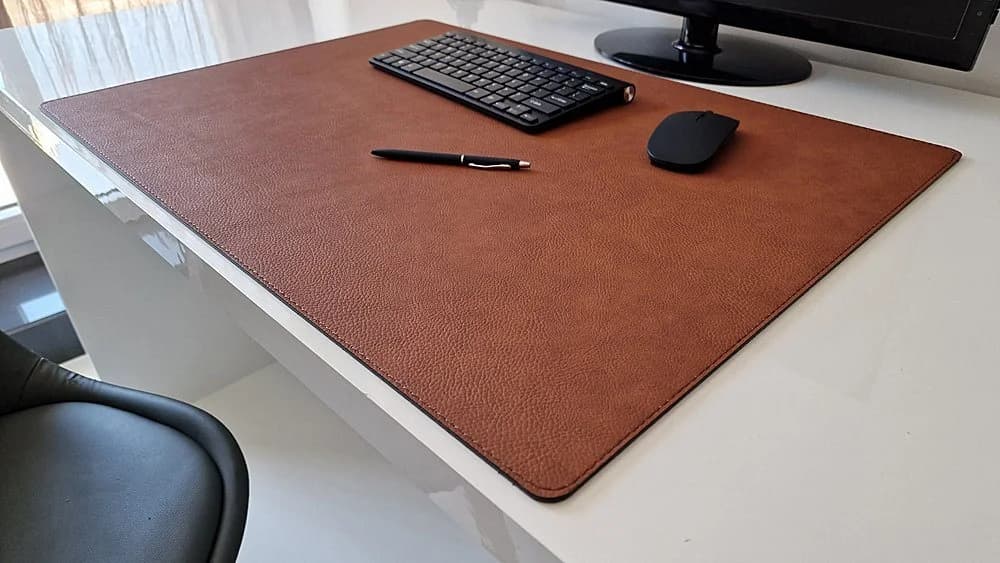 Profi Mats Schreibtischunterlage Kunstleder Braun - Bild 3