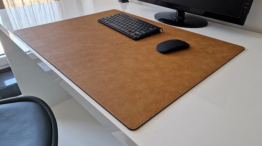Profi Mats Schreibtischunterlage Just Kunstleder Grau - Bild 2