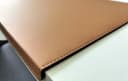 Profi Mats Schreibtischunterlage Gewinkelt Echt Leder Beige Bild 4