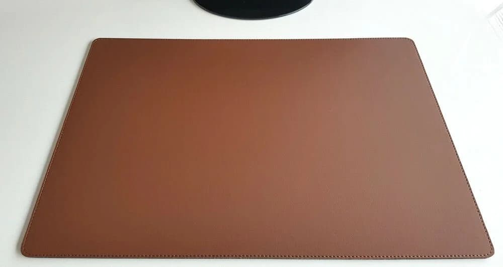 Profi Mats Schreibtischunterlage Kunstleder Braun 70x50 - Bild 3
