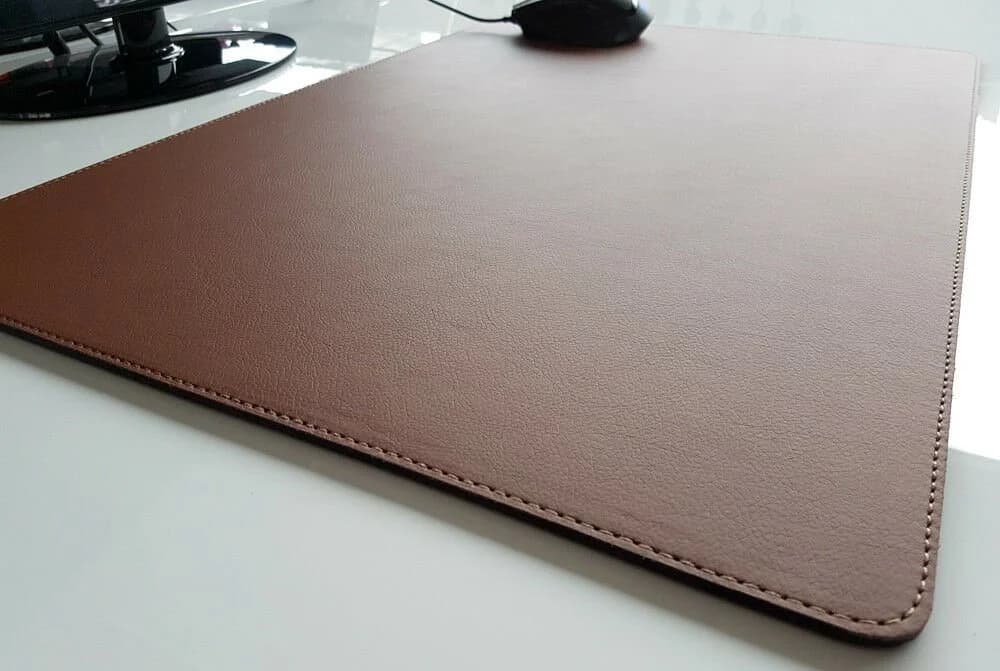 Profi Mats Schreibtischunterlage Kunstleder Braun 70x50 - Bild 4