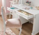 Möbel-Zeit Schreibtisch ROMANTIC I mit Schubladen und USB-Ladestation Bild 5