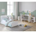 Möbel-Zit Babybett mit Schaukelfunktion und Kommode weiß Bild 4