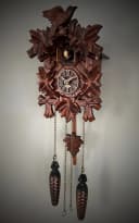 Clockvilla Hettich-Uhren Kuckucksuhr Schwarzwald Massivholz Bild 1