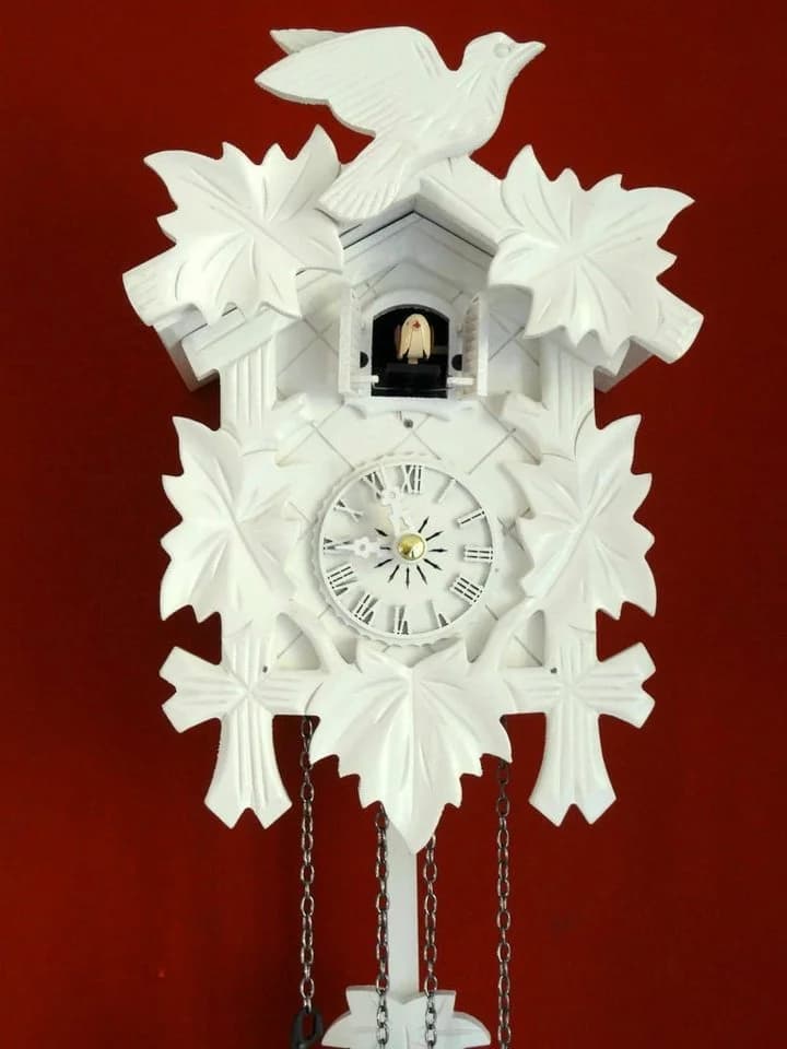 Clockvilla Hettich-Uhren Moderne Kuckucksuhr Schwarzwald Massivholz - Bild 3