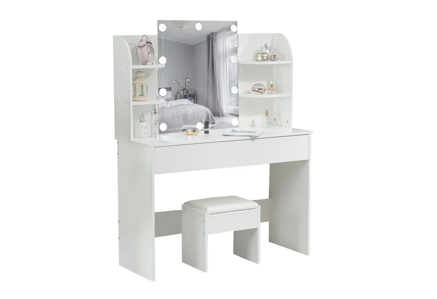 Thanaddo Schminktisch mit LED-Beleuchtung, Breite 105 cm - Bild 2