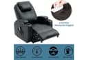 Thanaddo Massagesessel Relaxsessel Schwarz mit Liegefunktion Bild 1