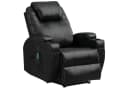 Thanaddo Massagesessel Relaxsessel Schwarz mit Liegefunktion Bild 2