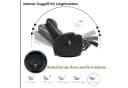 Thanaddo Massagesessel Relaxsessel Schwarz mit Liegefunktion Bild 4
