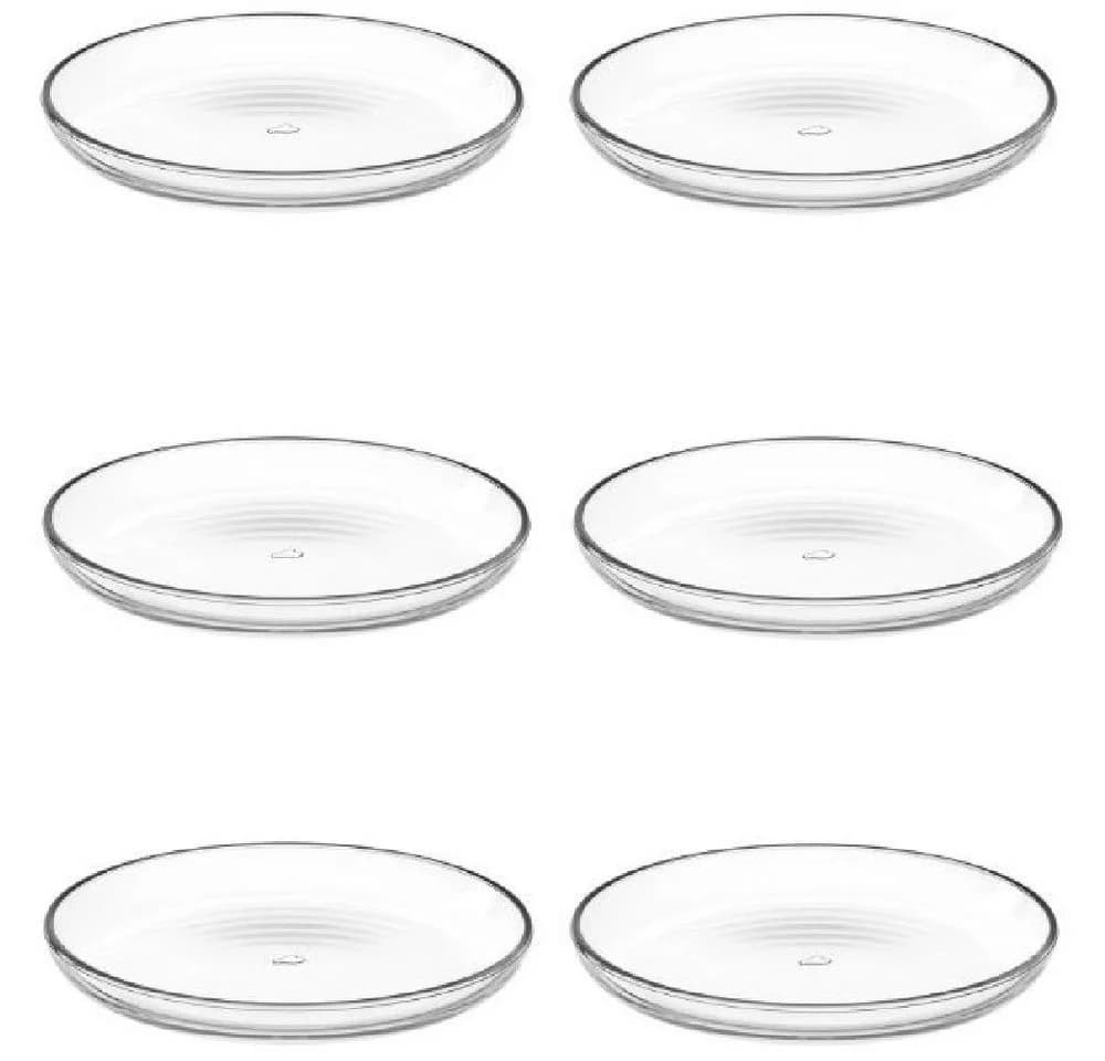 LEONARDO Frühstücksteller Cucina 18cm 6-teilig Glas Transparent - Bild 2