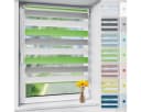 OUBO Doppelrollo 130cm Bohrfrei Lichtschutz Grün-Grau-Weiß Bild 2