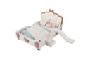 TavilaEcon Kinderbett Polsterbett Cartoon Bett Schmetterlingsbett Rosa/Weiß LED-Farbwechsellicht Bild 5