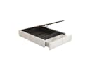 TavilaEcon Boxspringbett Hydraulisch Weiß/Grau 2 Schubladen Bild 5