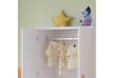 TavilaEcon Kleiderschrank 2-türig Weiß MDF 80x50x120cm Bild 4
