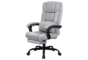 Ergonomischer Bürostuhl in Grau aus Stahl und Chrom Bild 2