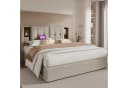 TavilaEcon Boxspringbett Polsterbett Grau/Beige Hydraulisch Stauraumbett Bild 3