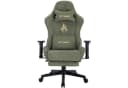 symino Gaming-Stuhl Premium Alcantara Stoff Grün Ergonomisch Serie MP Bild 2