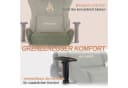symino Gaming-Stuhl Premium Alcantara Stoff Grün Ergonomisch Serie MP Bild 5