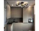 ZMH Deckenleuchte Glas Kugel Wohnzimmerlampe LED wechselbar Warmweiß Bild 1