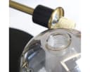 ZMH Deckenleuchte Glas Kugel Wohnzimmerlampe LED wechselbar Warmweiß Bild 5