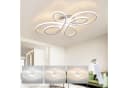 ZMH LED Deckenleuchte Modern Schmetterlingforming Weiß Bild 2
