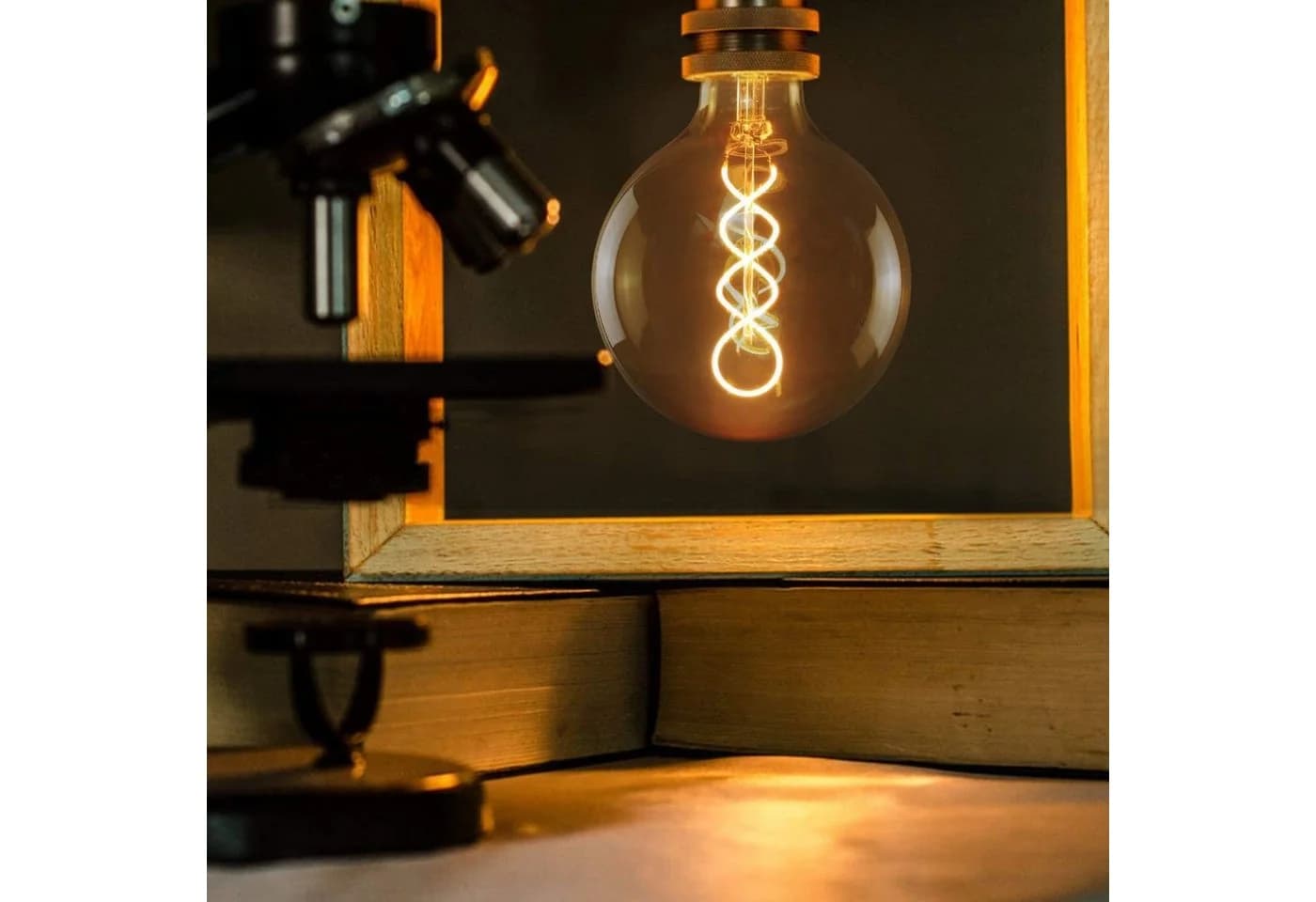 ZMH LED-Leuchtmittel LED Edison Glühlampe G125 Retro Warmweiß E27 - Bild 5